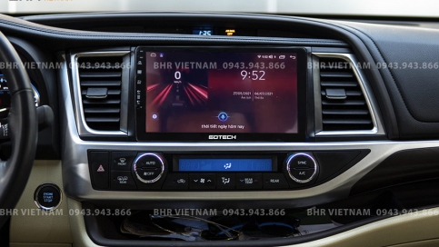Màn hình DVD Android xe Toyota Highlander 2014 - 2019 | Gotech GT10 Pro